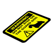 Sealyham Terrier Humore Guard Dog Warnung Magnet (Linke Seite)