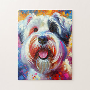 Sealyham Terrier Hund Acryl Druck Hunde Liebhaber Puzzle