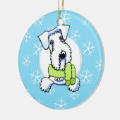 Sealyham Terrier Let it Snow Keramik Ornament (Links)
