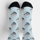 Sealyham Terrier Malerei Niedlich Original Hunde K Socken (Oben)