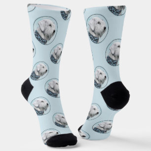 Sealyham Terrier Malerei Niedlich Original Hunde K Socken