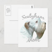 Sealyham Terrier Mama 2 Postkarte (Vorne/Hinten)