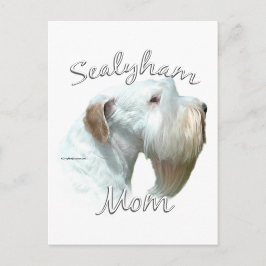 Sealyham Terrier Mama 2 Postkarte (Vorderseite)