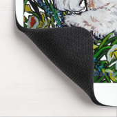 Sealyham Terrier Narzissen Mousepad (Ecke)