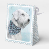 Sealyham Terrier Painting - Niedliche Original Dog Geschenkschachtel (Rückseite)
