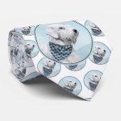 Sealyham Terrier Painting - Niedliche Original Dog Krawatte (Gerollt)