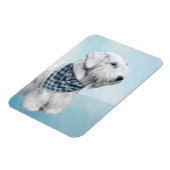 Sealyham Terrier Painting - Niedliche Original Dog Magnet (Linke Seite)