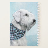 Sealyham Terrier Painting - Niedliche Original Dog Planer (Rückseite)