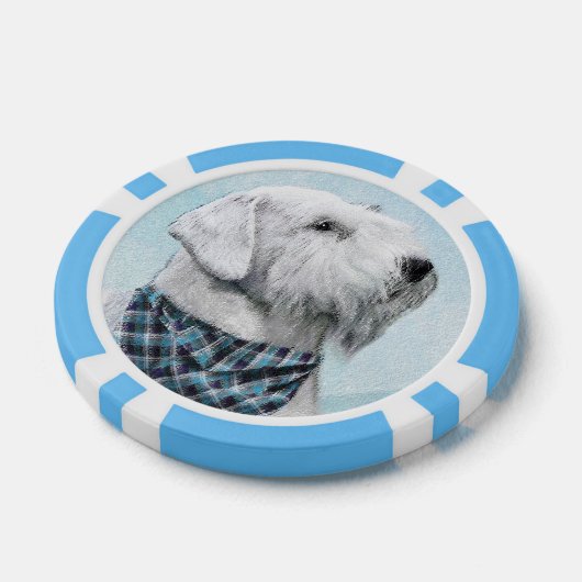Sealyham Terrier Painting - Niedliche Original Dog Pokerchips (Einzeln)