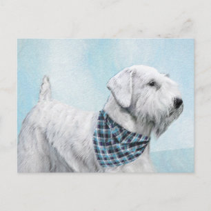 Sealyham Terrier Painting - Niedliche Original Dog Postkarte