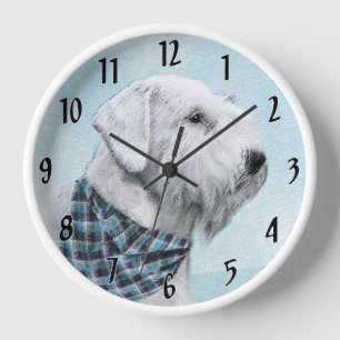 Sealyham Terrier Painting - Niedliche Original Dog Uhr