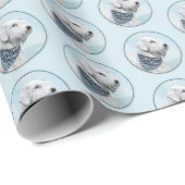 Sealyham Terrier Painting - Niedliche Original Hun Geschenkpapier (Rolleneckpunkt)