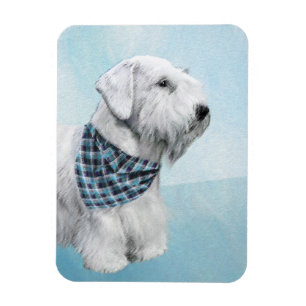Sealyham Terrier Painting - Niedliche Original Hun Magnet