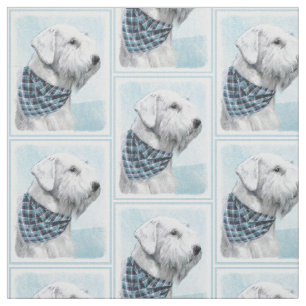 Sealyham Terrier Painting - Niedliche Original Hun Stoff