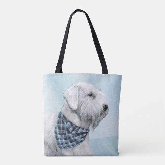 Sealyham Terrier Painting - Niedliche Original Hun Tasche (Rückseite)