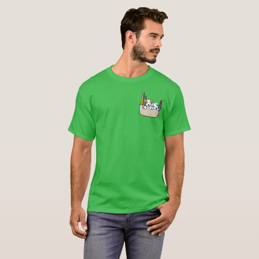 Sealyham Terrier Pocket Protector T - Shirt (Vorne ganz)