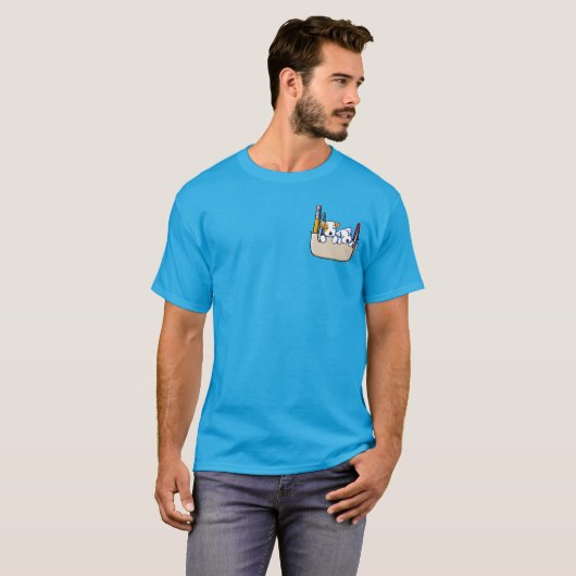 Sealyham Terrier Pocket Protector T - Shirt (Vorne ganz)