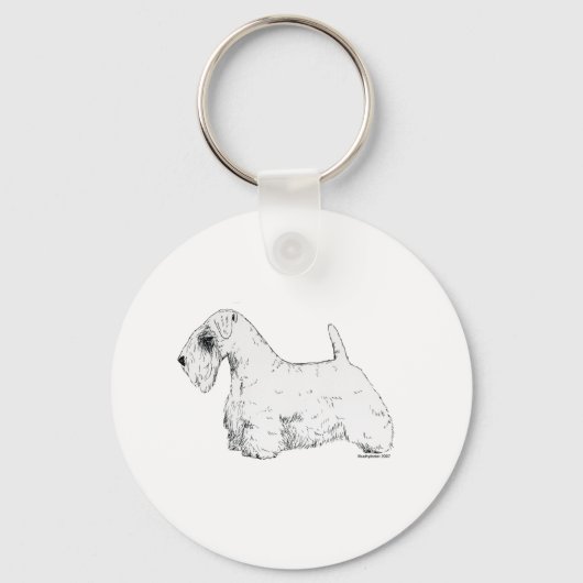 Sealyham Terrier Schlüsselanhänger (Vorderseite)