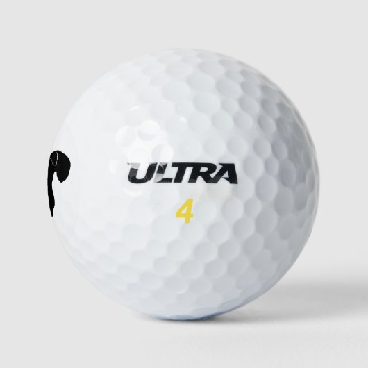 Sealyham Terrier Silhouette Golfball (Logo)