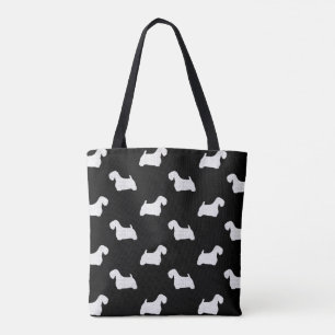 Sealyham Terrier-Silhouette-Muster Tasche