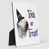 Sealyham Terrier Trick oder Treat Fotoplatte (Seite)