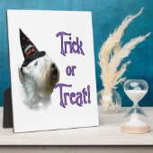 Sealyham Terrier Trick oder Treat Fotoplatte (Seite)