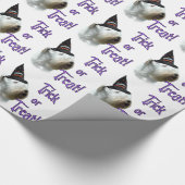 Sealyham Terrier Trick oder Treat Geschenkpapier (Ecke)