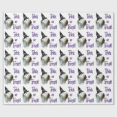Sealyham Terrier Trick oder Treat Geschenkpapier (Flach)