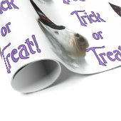 Sealyham Terrier Trick oder Treat Geschenkpapier (Rolleneckpunkt)
