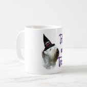 Sealyham Terrier Trick oder Treat Kaffeetasse (Vorderseite Links)