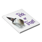 Sealyham Terrier Trick oder Treat Notizblock (angewinkelt)