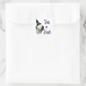 Sealyham Terrier Trick Runder Aufkleber (Tasche)