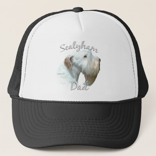 Sealyham Terrier Vater 2 Truckerkappe (Vorderseite)