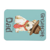 Sealyham Terrier Vater Magnet (Horizontal)