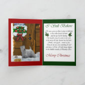 Sealyham Terrier Weihnachtsgeschenke Feiertagskarte (Innenseite)