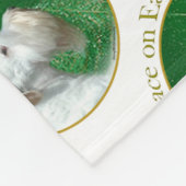 Sealyham Terrier Weltfrieden Fleecedecke (Ecke)