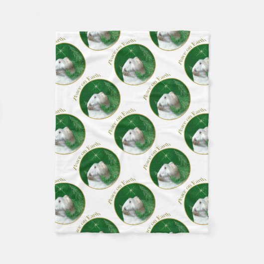 Sealyham Terrier Weltfrieden Fleecedecke (Vorderseite)