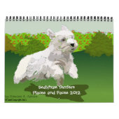 Sealyham Terriers Places and Faces 2012 Kalender (Titelbild)