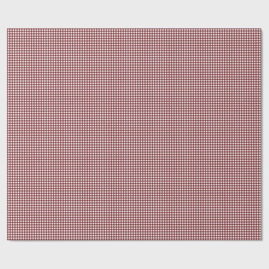 SEAM MATCHES: Red White Checked Wrapping Paper Geschenkpapier (Flach)