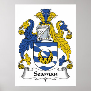Seaman Familienwappen Poster