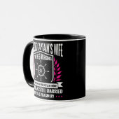 Seaman Sailor Naval Tugboat Captain Ehefrau Tasse (Vorderseite Links)