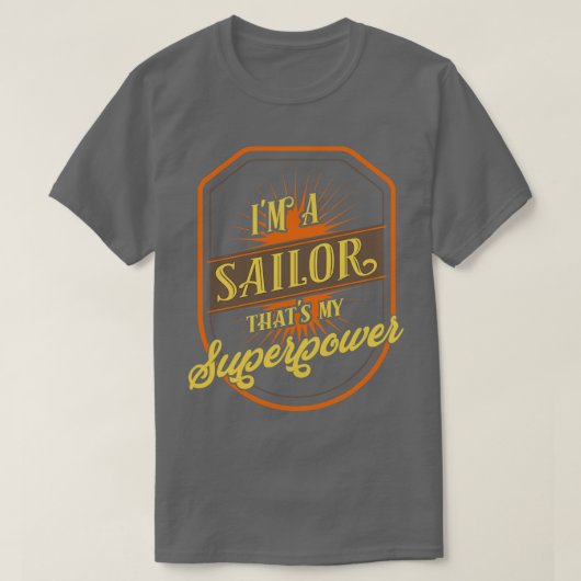 Seaman Sailor Profession T-Shirt (Design vorne)