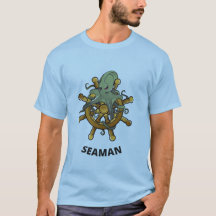 Seaman Ships Wheel and Octopus