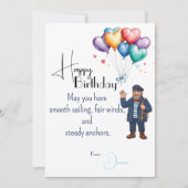 Seaman's Birthday Karte (Vorderseite)