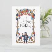 Seaman's Birthday Karte (Stehend Vorderseite)