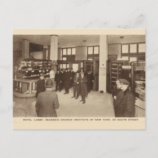 Seaman's Church Institute New York Postkarte (Vorderseite)