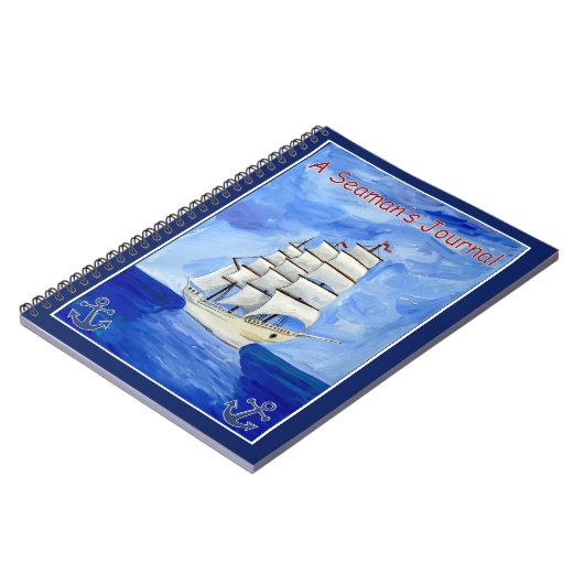 Seaman's Journal und Notebook Notizblock (Linke Seite)