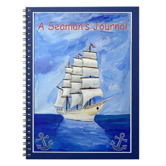 Seaman's Journal und Notebook Notizblock (Vorderseite)