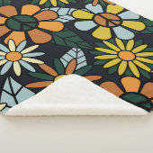 Seamless 70's retro hippie flowers pattern - Vinta Sherpadecke (3/4)
