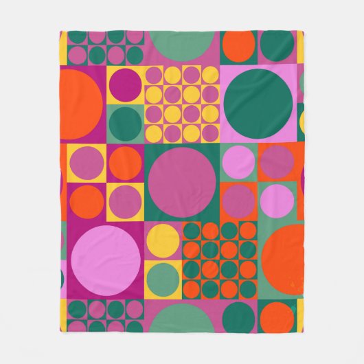 Seamless abstract geometric background pattern, r fleecedecke (Vorderseite)